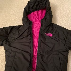 The North Face girls reversible jacket.